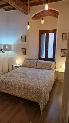 Letto o letti in una camera di Il nido di Agnese