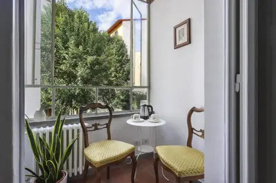 Balcone o terrazza di Family Apartment in Oltrarno Florence