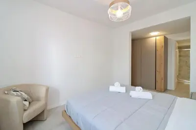 Letto o letti in una camera di Benedetta suite in florence