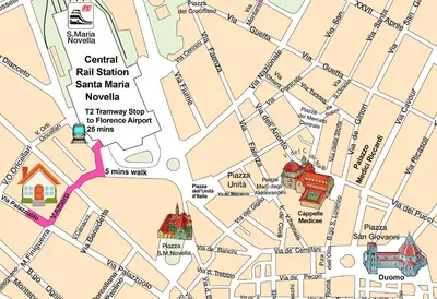 Planimetria di Love Nest, Studio Apartment 5 min Walk from Central Rail Station Santa Maria Novella