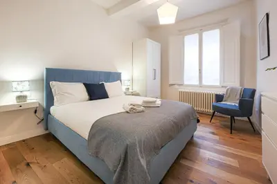 Letto o letti in una camera di Apartments Florence - Matilda's Dream with balcony