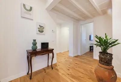 TV o dispositivi per l'intrattenimento presso Apartments Florence - Matilda's Dream with balcony
