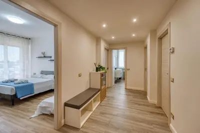 Letto o letti in una camera di Valdichiana Family Apartment