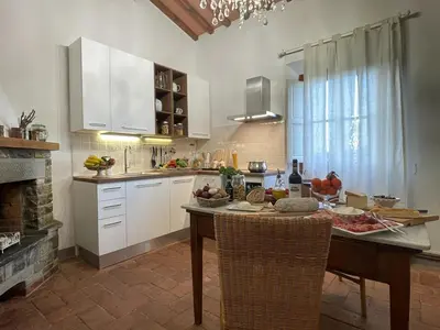 Cucina o angolo cottura di Villa Quattro Strade in Chianti