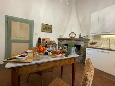 Cucina o angolo cottura di Villa Quattro Strade in Chianti