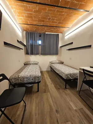Letto o letti in una camera di Pan