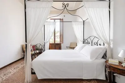 Letto o letti in una camera di Florence Homestay