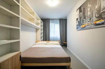Letto o letti in una camera di 18 Minuti da Firenze - Luxury Apt