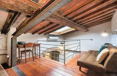 Area soggiorno di Apartments Florence - Urban Spirit cozy and modern