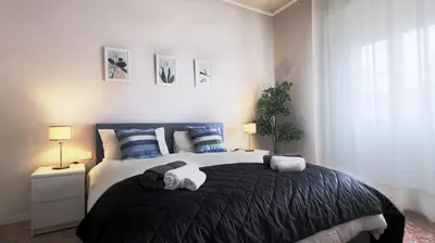 Letto o letti in una camera di Gabry family apartment