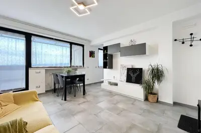 Cucina o angolo cottura di Piccolo attico a Prato
