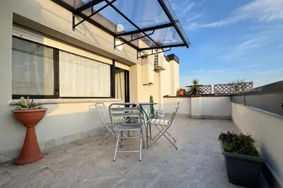 Balcone o terrazza di Piccolo attico a Prato