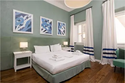 Letto o letti in una camera di Fossi Street Central Apartment