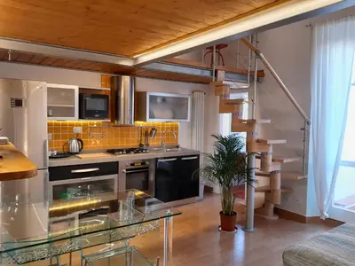 Cucina o angolo cottura di Casa De Verdi loft panoramico