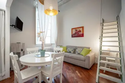Area soggiorno di GuestHost - Sant'Ambrogio Vibes - Florence Lovely Apartment