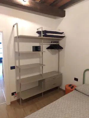 Letto o letti in una camera di Charming Little House 2 kilometers from the Historical Centre in a typical Florentine district right next to the Tram and Bus stops by Florence Holidays Apartments