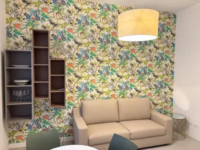 Area soggiorno di Florence Tropical Suite