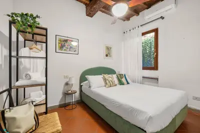 Letto o letti in una camera di Ghibellina House