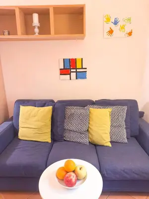 Area soggiorno di Wonderful Studio next to Florence City Center - Wifi & AC