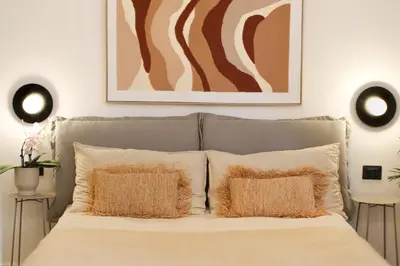 Letto o letti in una camera di Four Seasons Apartment