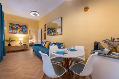 Area soggiorno di Florence Cathedral Stay - Florence Dolce Vita
