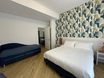 Letto o letti in una camera di Il Dondolo Blu