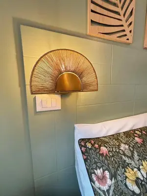 Letto o letti in una camera di La casa di Giulia