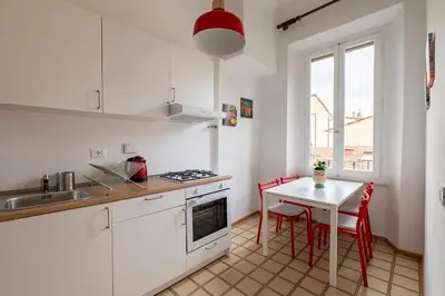 Cucina o angolo cottura di Eventi e Relax vicino allo stadio e al Centro Storico