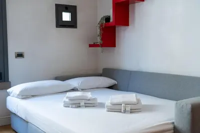 Letto o letti in una camera di 2 minutes from the station Charming apartment