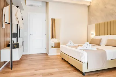 Letto o letti in una camera di Florence Medali Rooms