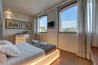 Letto o letti in una camera di Loft On The River