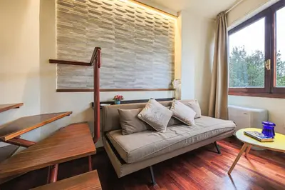 Area soggiorno di Apartments Florence- Kaleidos