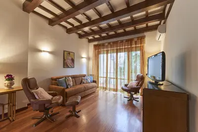 TV o dispositivi per l'intrattenimento presso Vill'Etta, the artist's home
