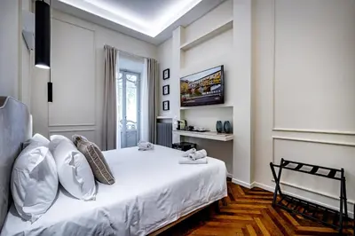 Letto o letti in una camera di Residenza d'epoca Pontevecchio - Luxury Retrait