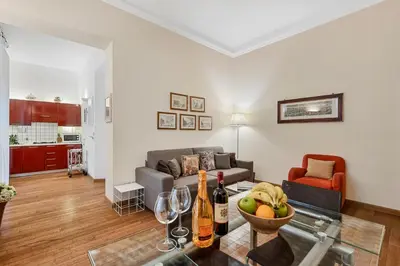 Cucina o angolo cottura di GOLDEN LUXE - 2 camere con vista sul Duomo