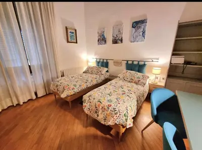 Letto o letti in una camera di Piazza della Passera in Florence