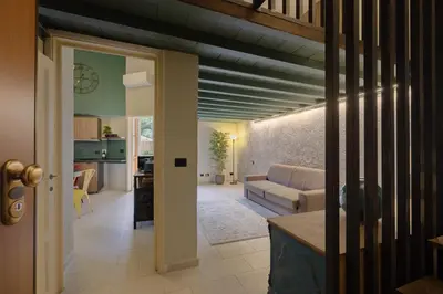 Area soggiorno di Sant'Ambrogio Oasis Apartment