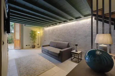 Area soggiorno di Sant'Ambrogio Oasis Apartment