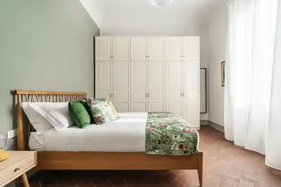 Letto o letti in una camera di Lillibeth Place - Florence Dolce Vita