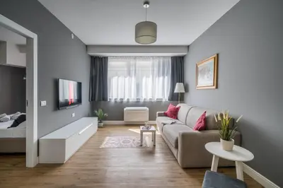 TV o dispositivi per l'intrattenimento presso Suite No 32 - Modern Luxury Apartment