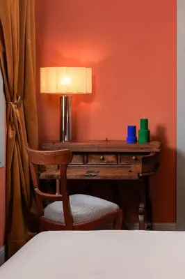 Letto o letti in una camera di ENCHANTING PENTHOUSE with a breathtaking 360 degrees Panoramic View in the Heart of Florence