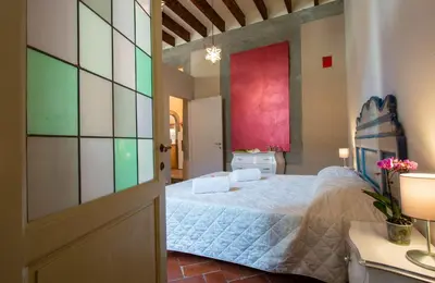 Letto o letti in una camera di Toscanella Escape