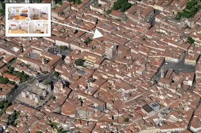 Vista generica su Prato o vista sulla città dall'interno dell'appartamento