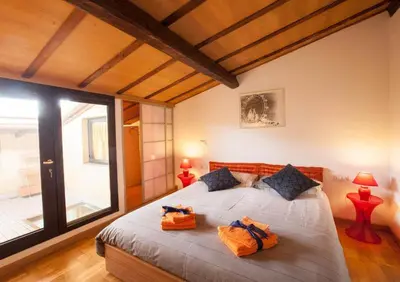 Letto o letti in una camera di The Swallows' Lodge