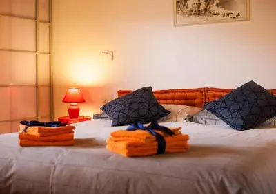 Letto o letti in una camera di The Swallows' Lodge