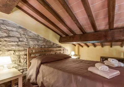 Letto o letti in una camera di Wine Experience - Villa Aurora - Villa Diamante