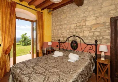 Letto o letti in una camera di Wine Experience - Villa Aurora - Villa Rubino