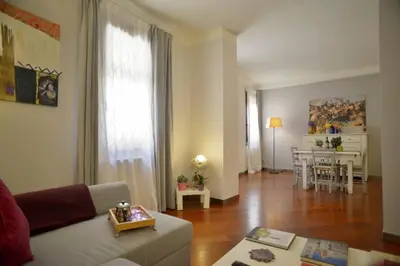 Area soggiorno di Super Apt in Santa Croce District