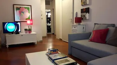Area soggiorno di Super Apt in Santa Croce District