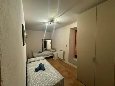 Letto o letti in una camera di Appartamento Patina Oliveto